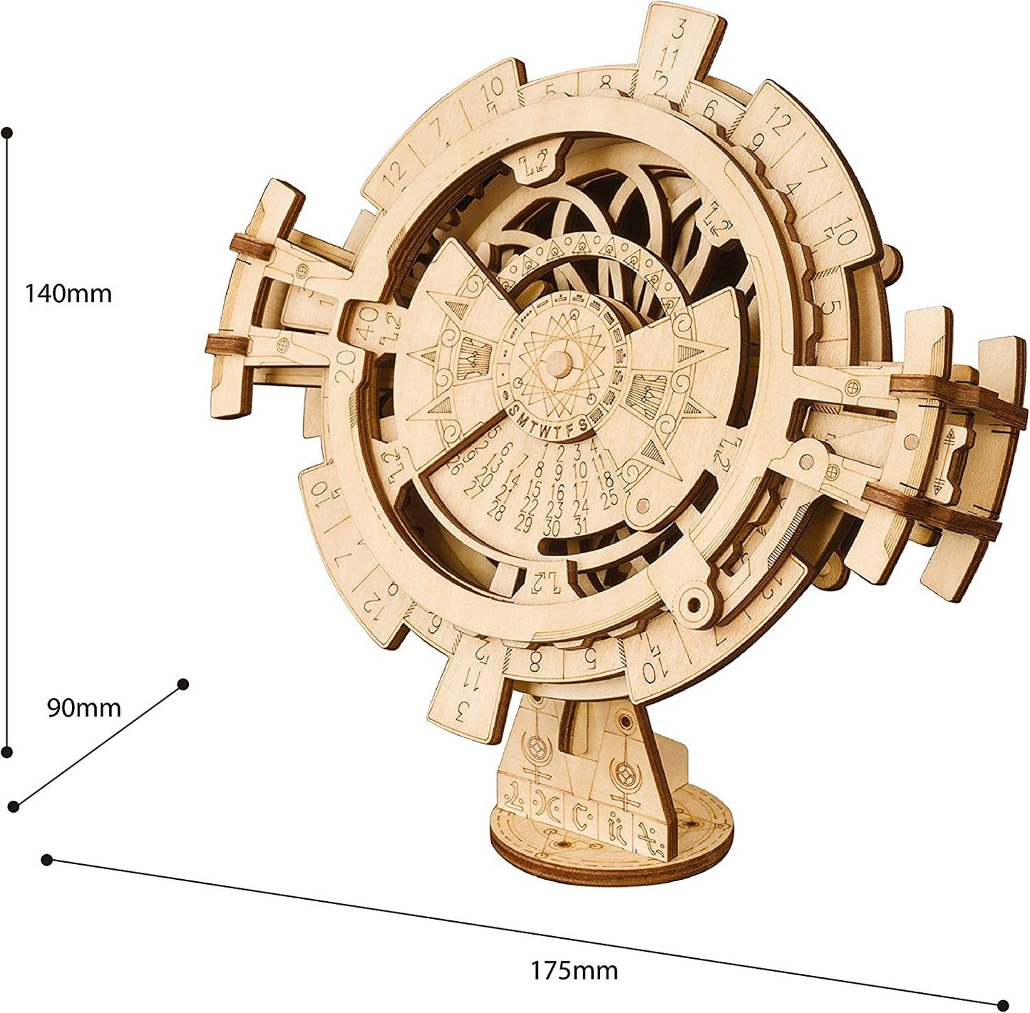 Ewiger Kalender – 3D-Holzpuzzle zum Selberbauen