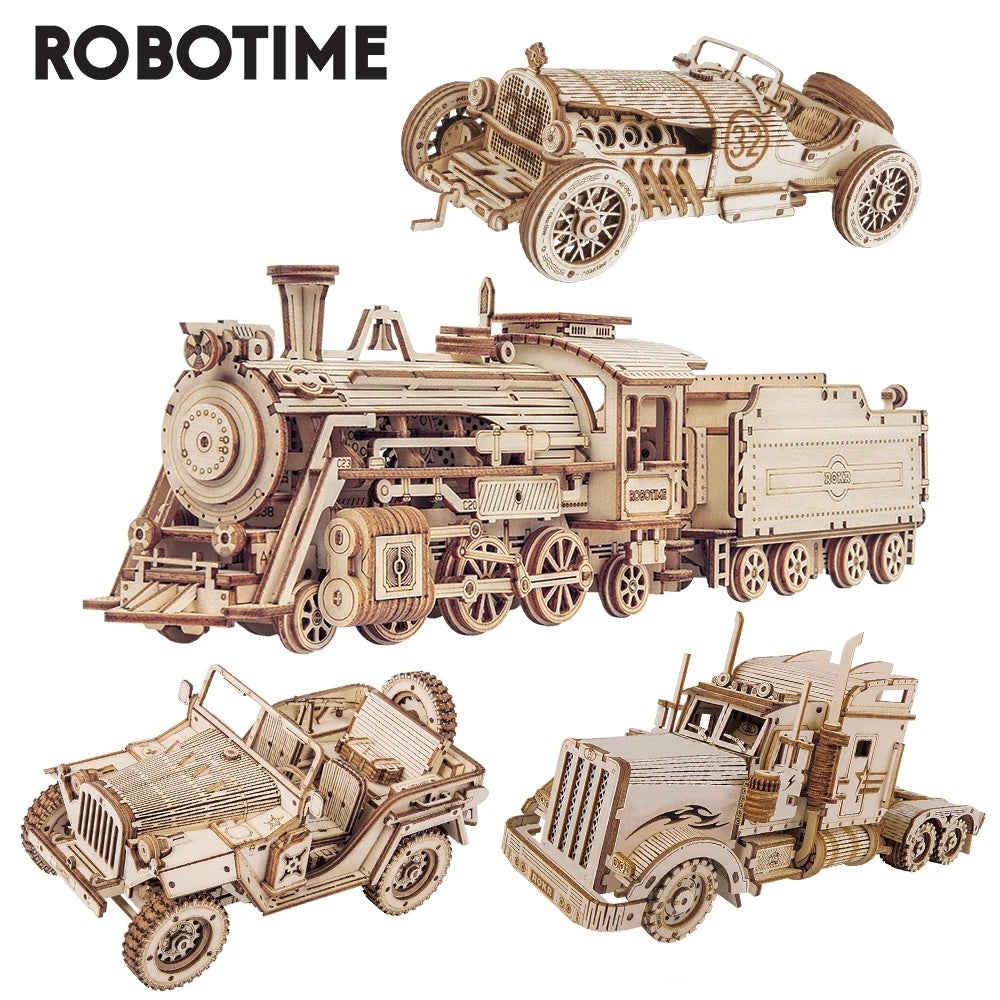 LKW – 3D Modell aus Holz zum Zusammenbauen