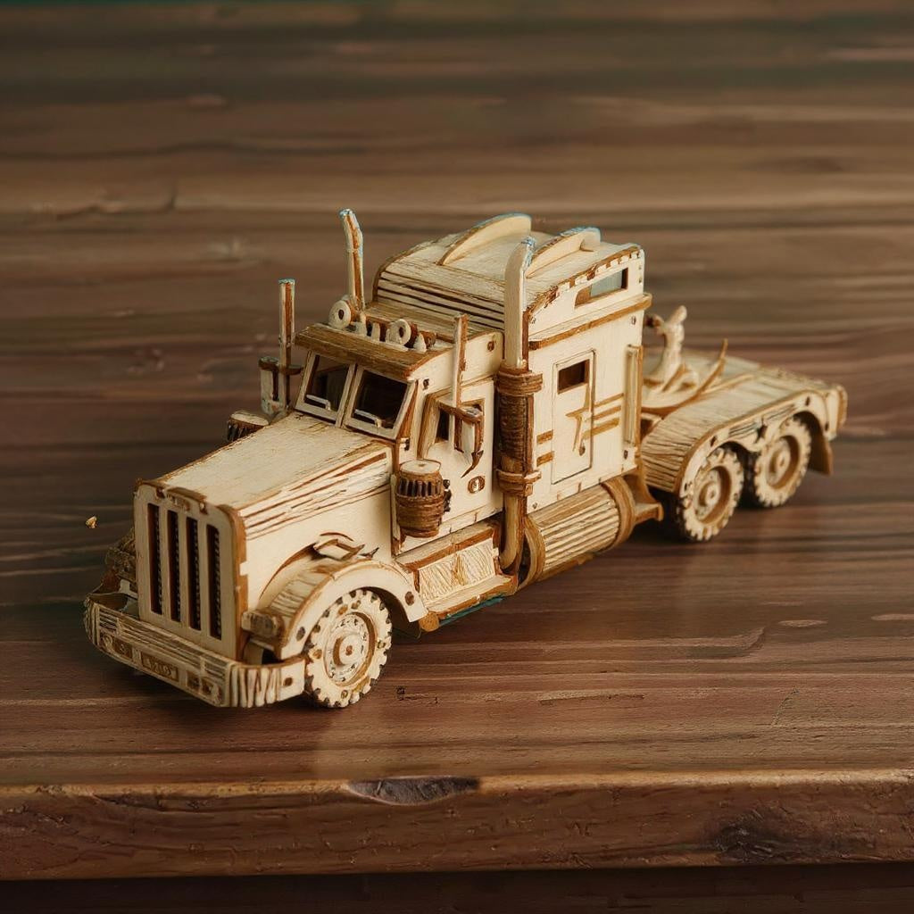 LKW – 3D Modell aus Holz zum Zusammenbauen