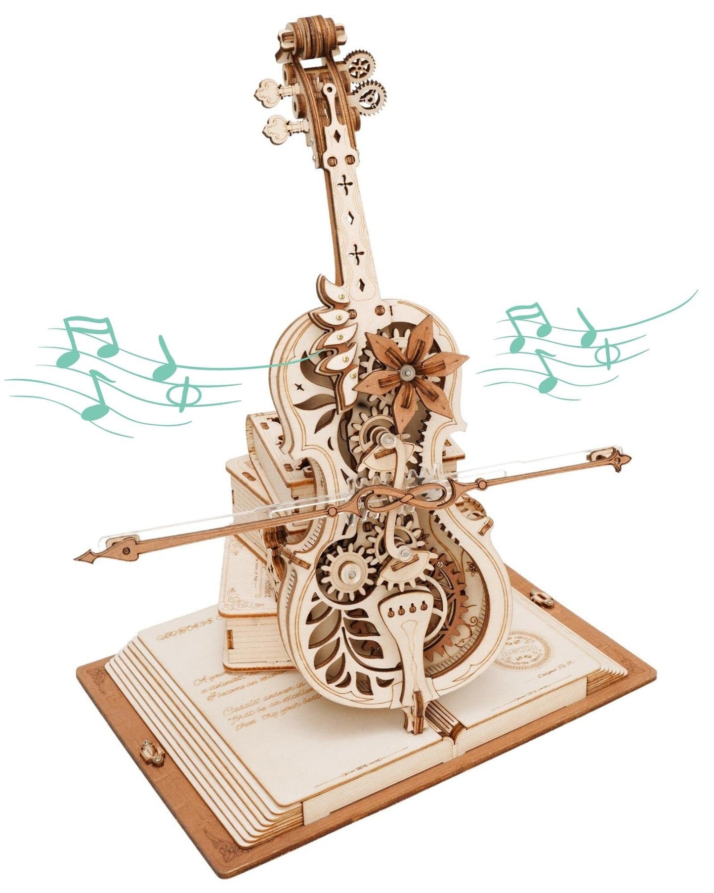 Magisches Cello – Mechanische Musikbox aus Holz zum Selberbauen