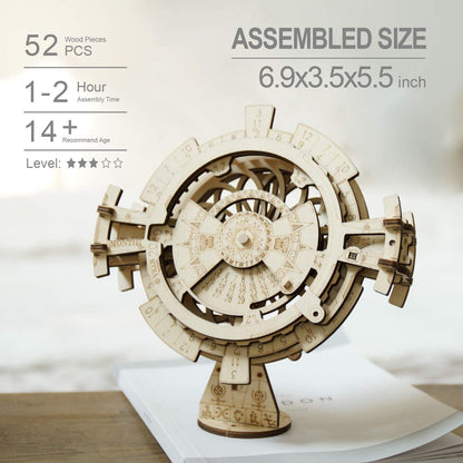 Ewiger Kalender – 3D-Holzpuzzle zum Selberbauen