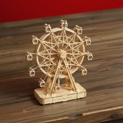 Riesenrad – Holzbausatz mit Musik & Drehbewegung