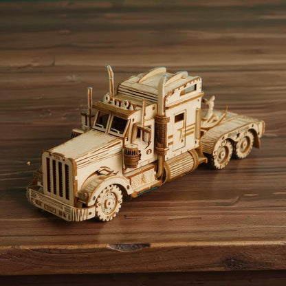 LKW – 3D Modell aus Holz zum Zusammenbauen