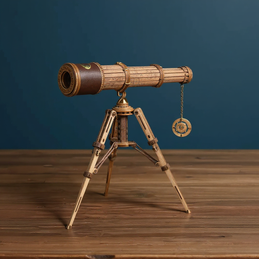 Sternengucker – 3D-Holz-Teleskop zum Selberbauen
